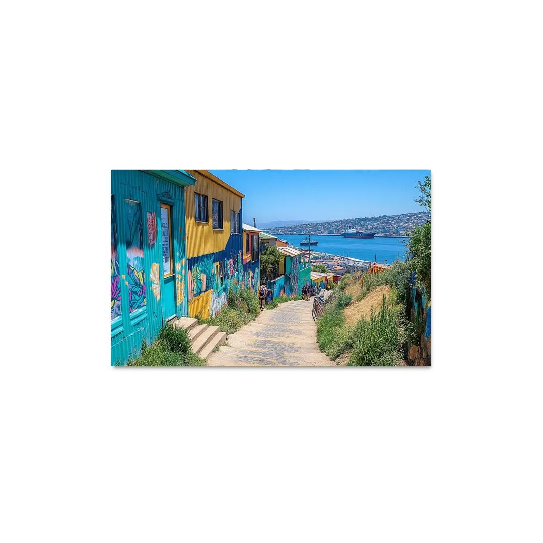 Valparaiso Street Art District premium artwork frames