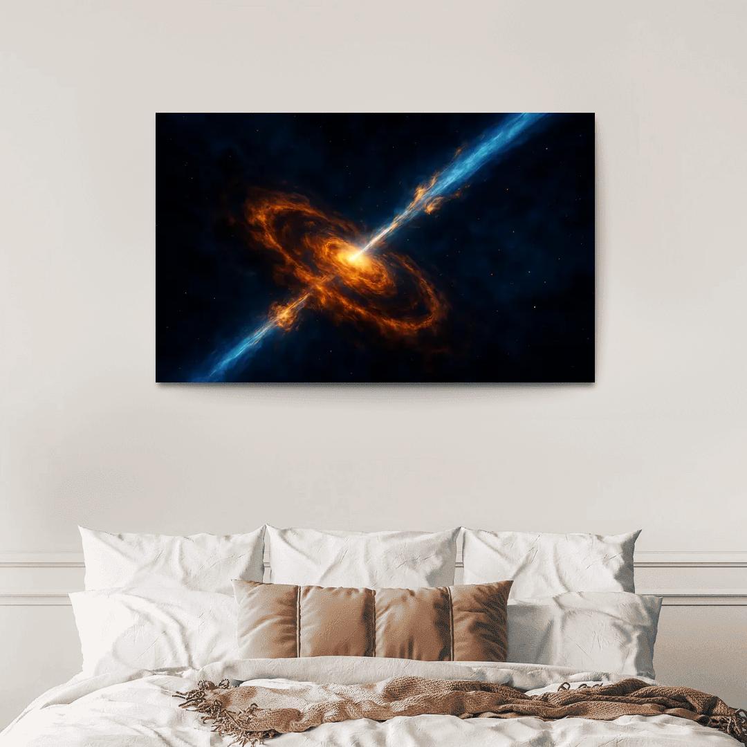 Whispering Jets Of A Microquasar oil paintings frame