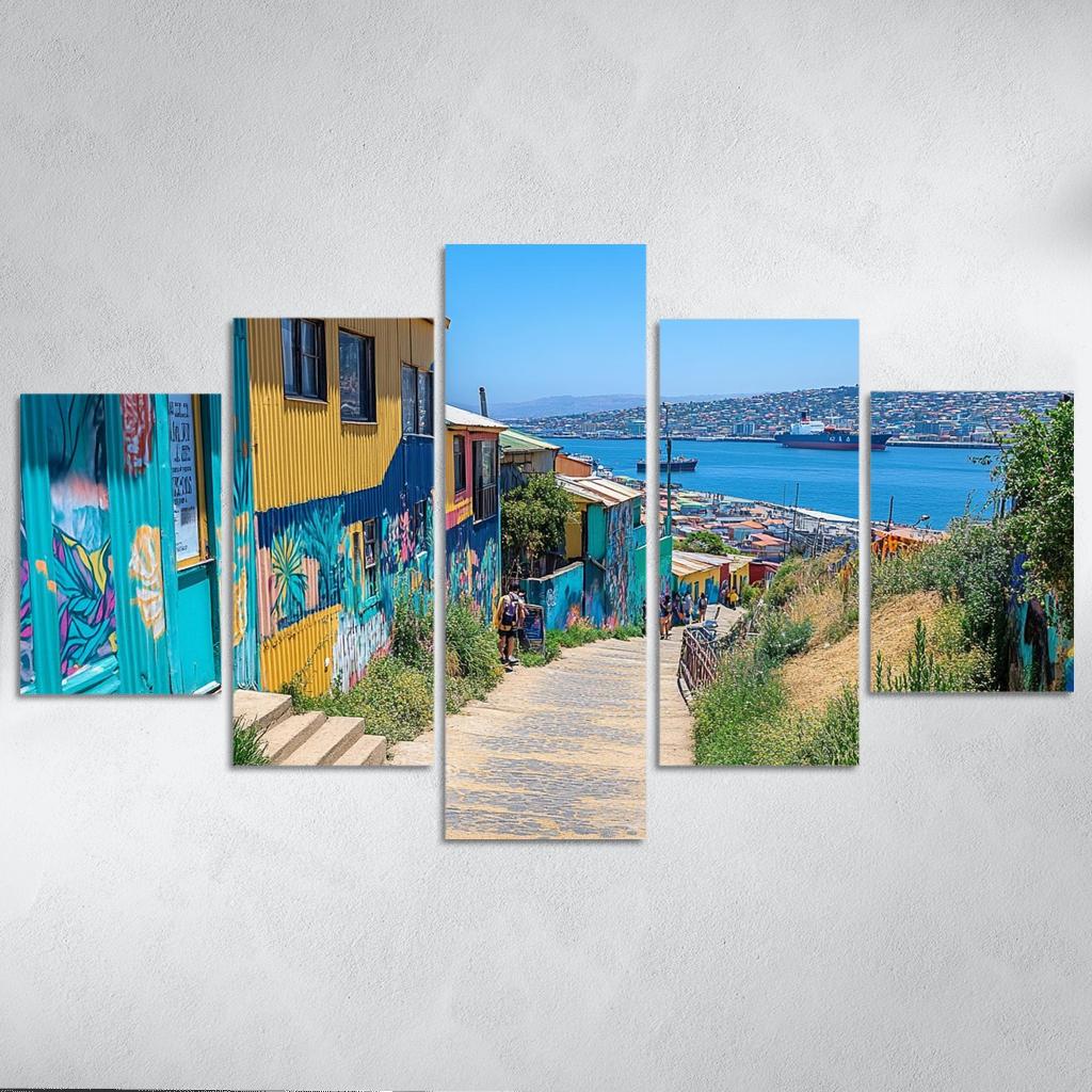 Valparaiso Street Art District premium artwork frames
