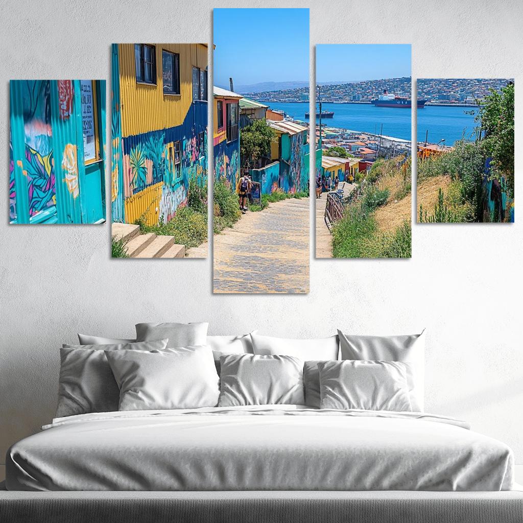 Valparaiso Street Art District premium artwork frames