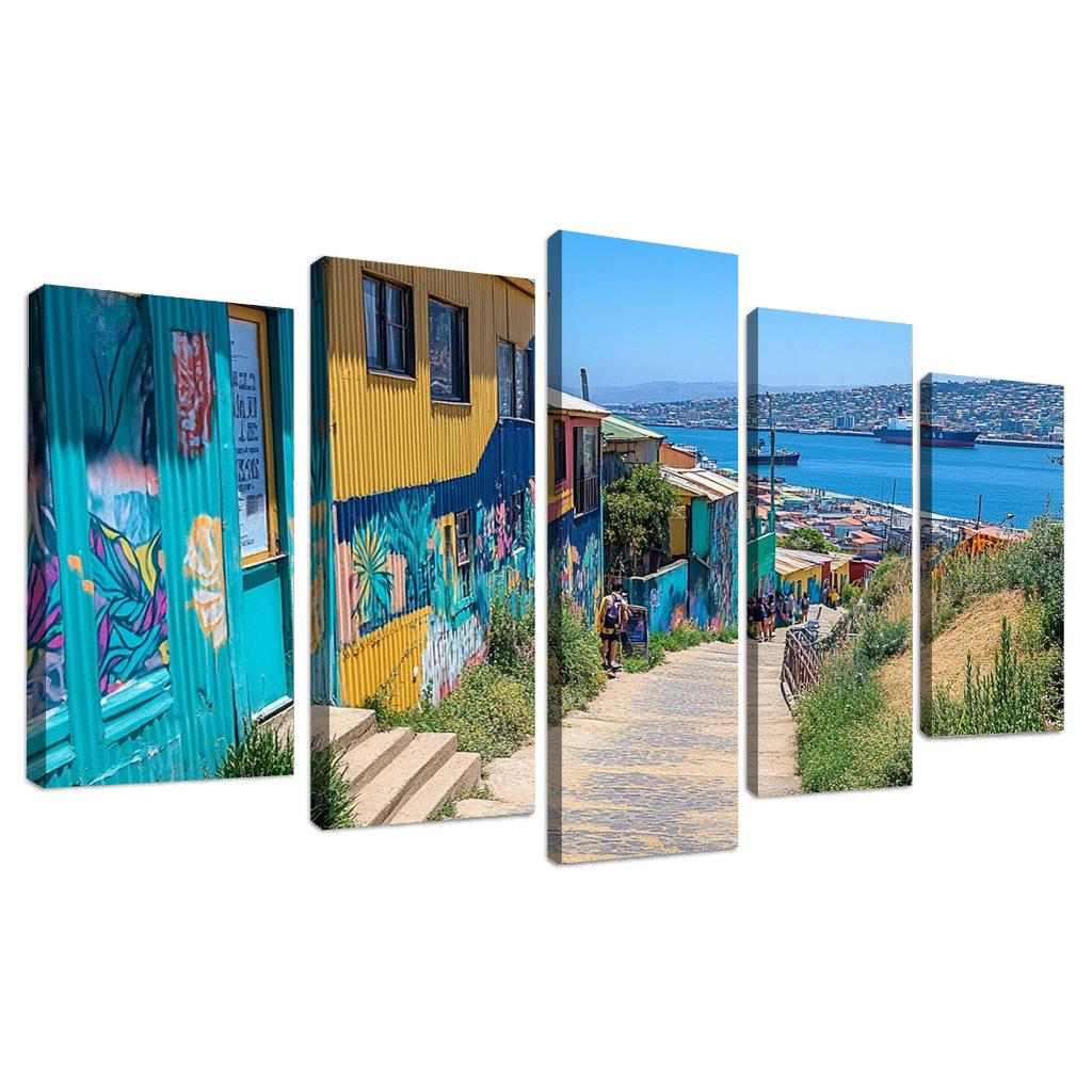 Valparaiso Street Art District premium artwork frames