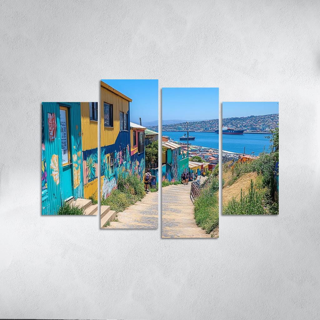 Valparaiso Street Art District premium artwork frames