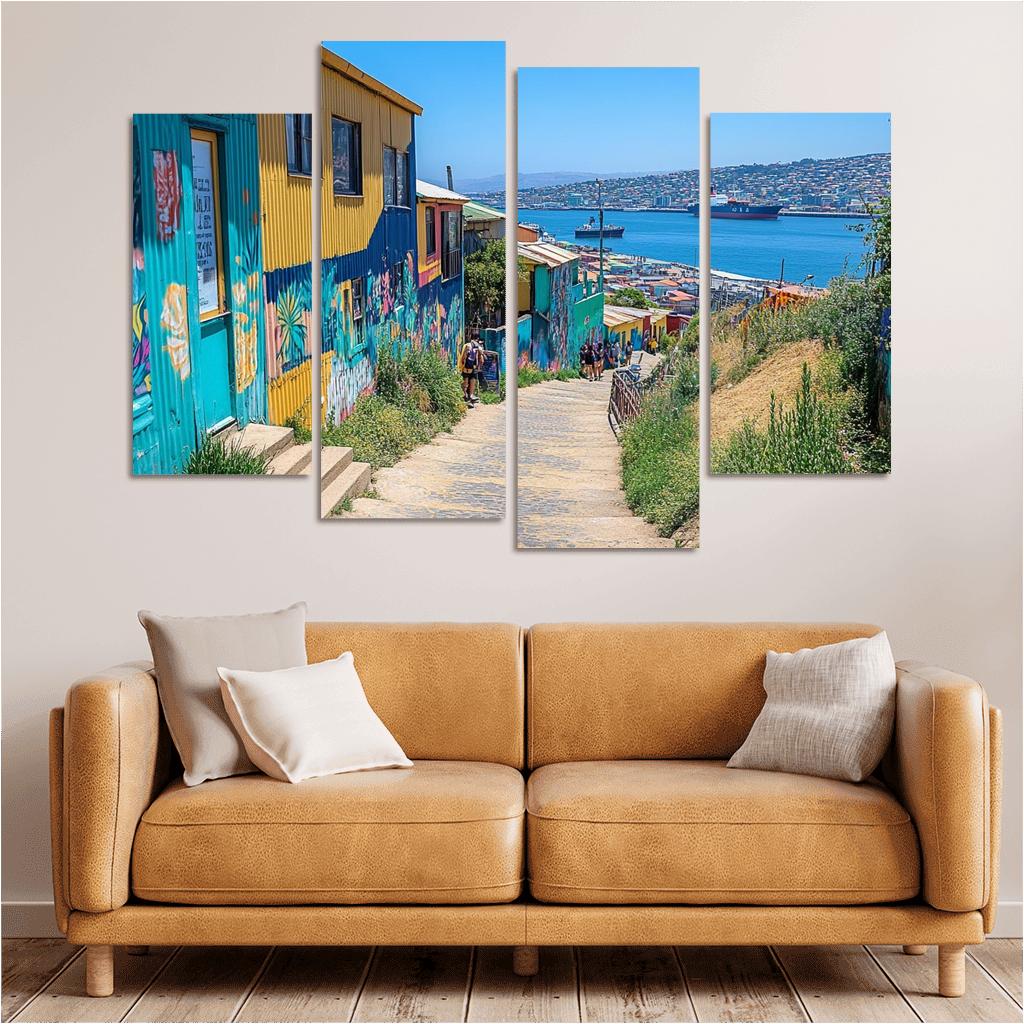 Valparaiso Street Art District premium artwork frames