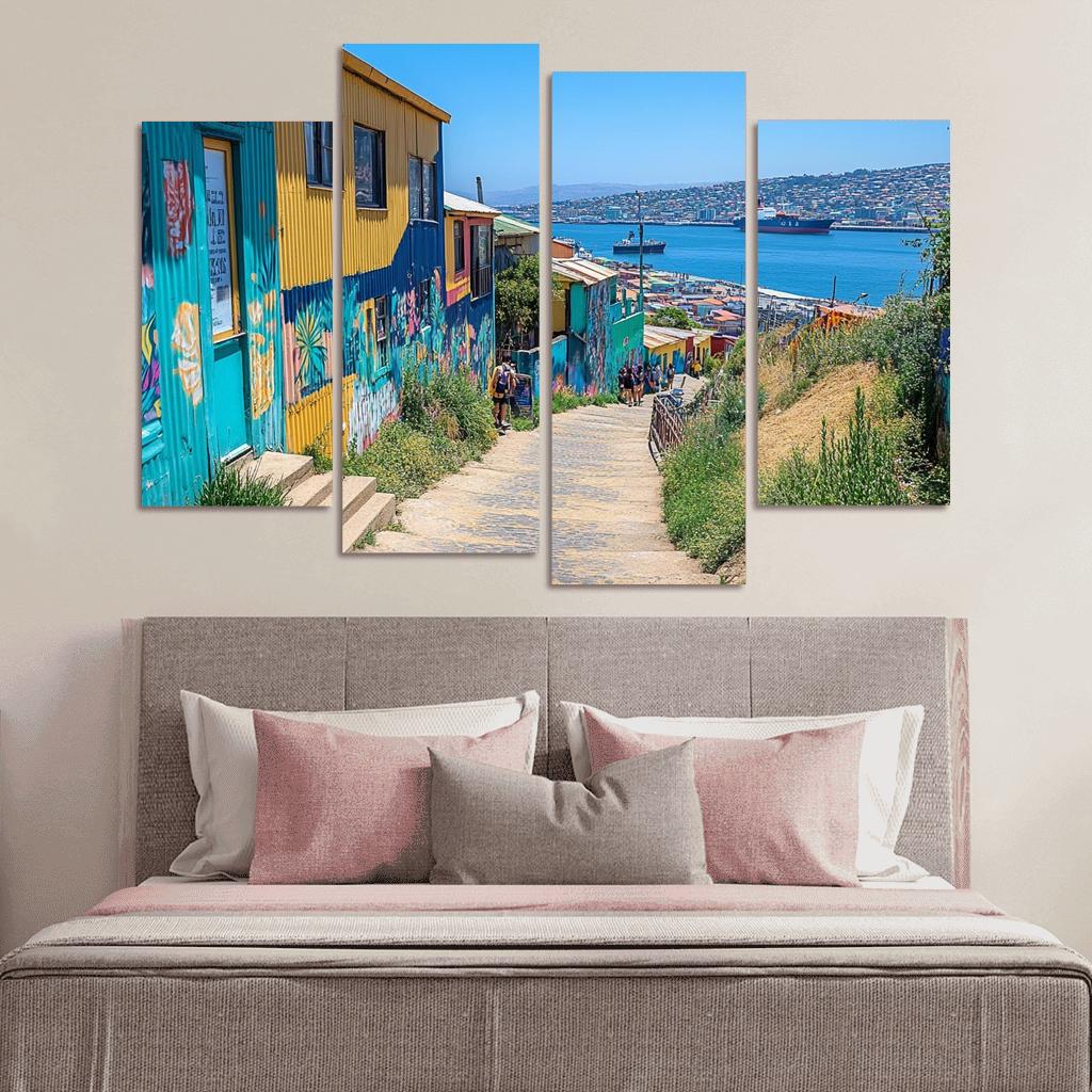 Valparaiso Street Art District premium artwork frames