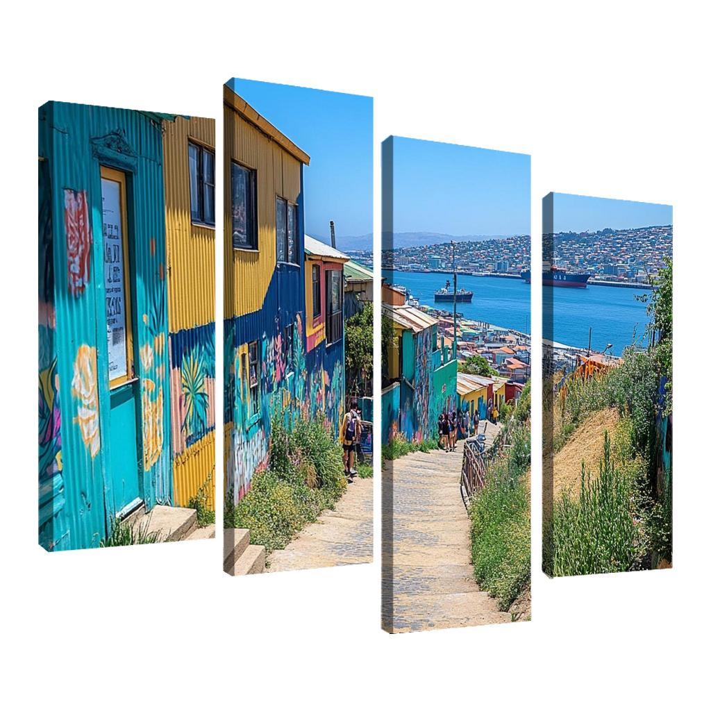 Valparaiso Street Art District premium artwork frames