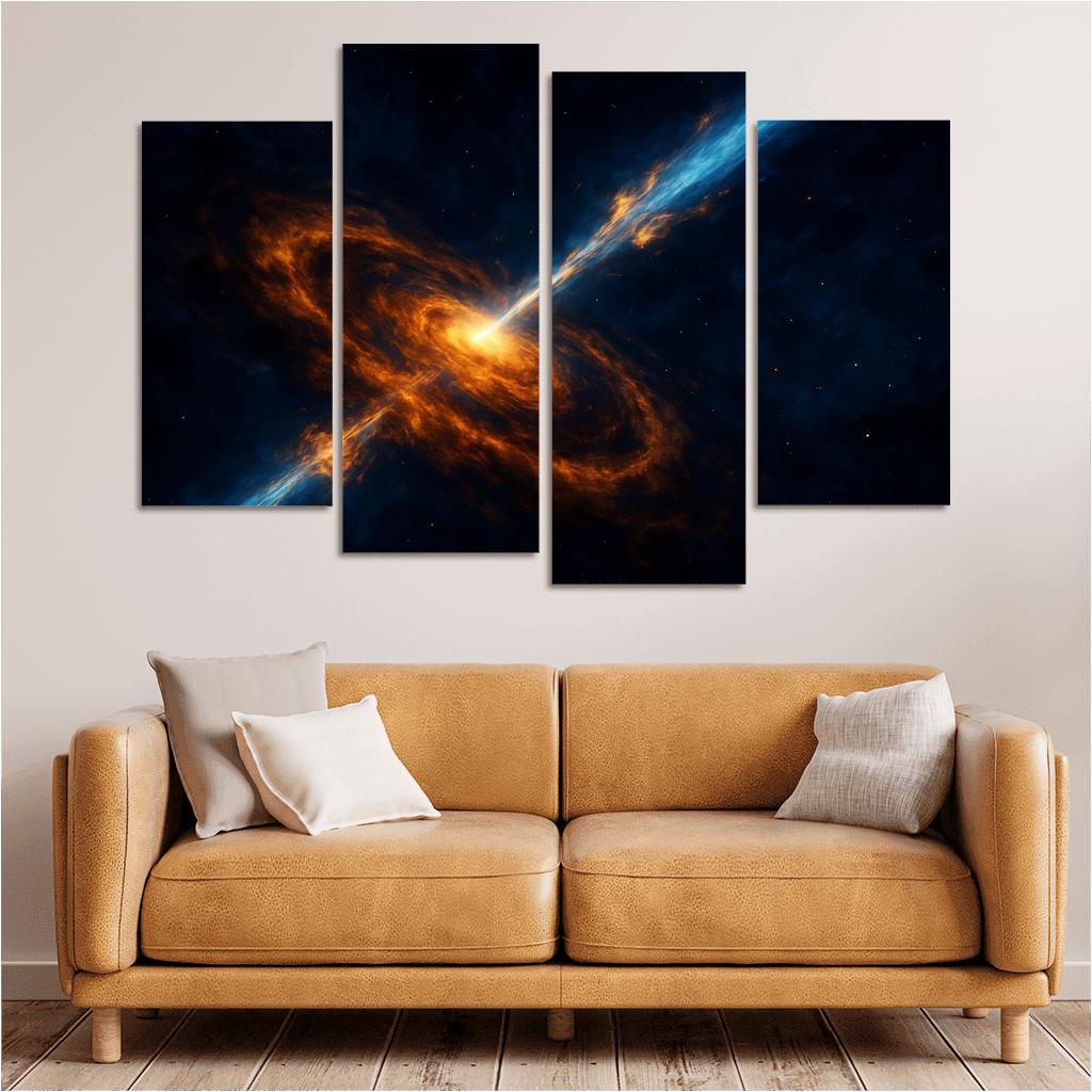 Whispering Jets Of A Microquasar oil paintings frame