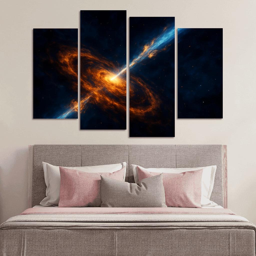 Whispering Jets Of A Microquasar oil paintings frame