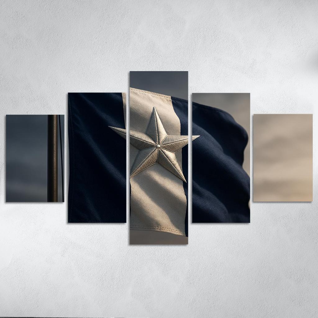 Celestial Banner Of Stripes And Star canvas paintings frame