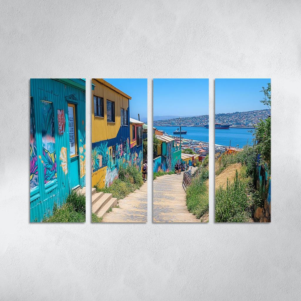 Valparaiso Street Art District premium artwork frames