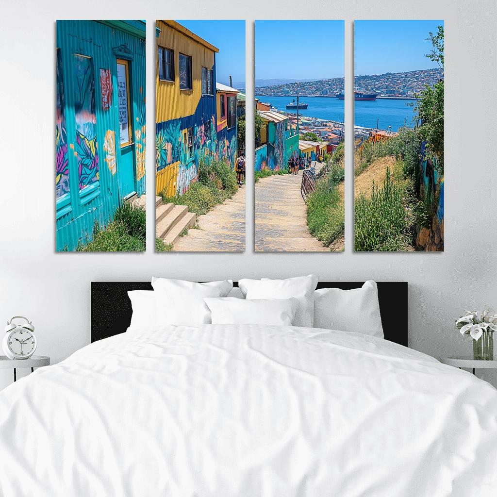 Valparaiso Street Art District premium artwork frames