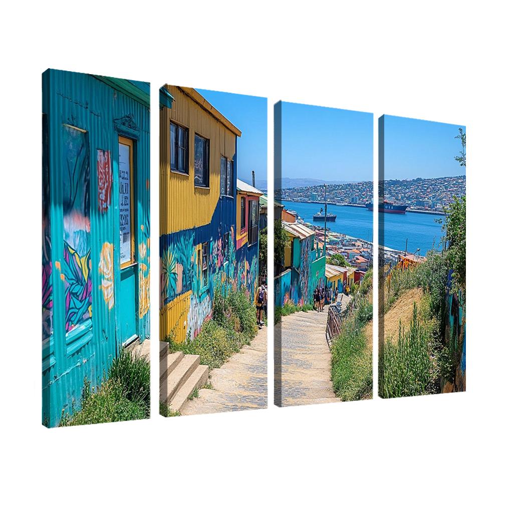 Valparaiso Street Art District premium artwork frames