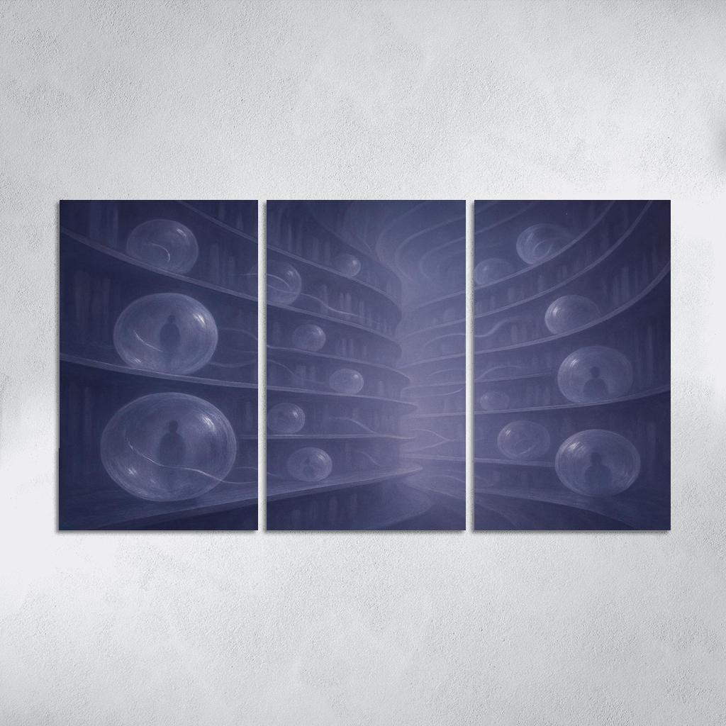 Luminous Archive Of Echoes wall art