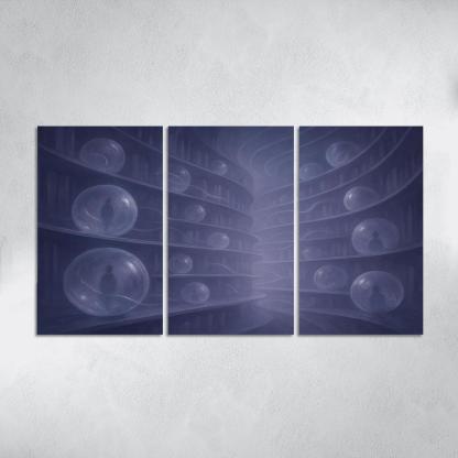 Luminous Archive Of Echoes wall art