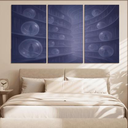 Luminous Archive Of Echoes wall art