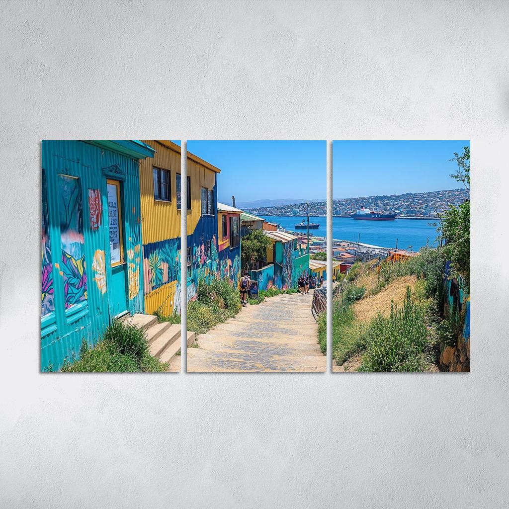 Valparaiso Street Art District premium artwork frames