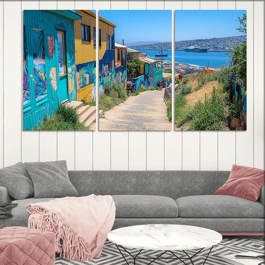 Valparaiso Street Art District premium artwork frames