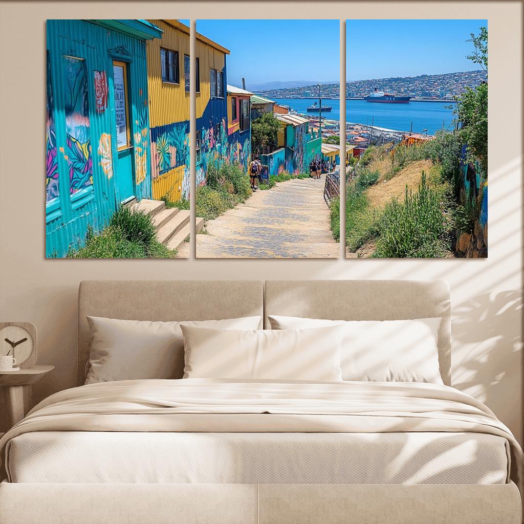 Valparaiso Street Art District premium artwork frames