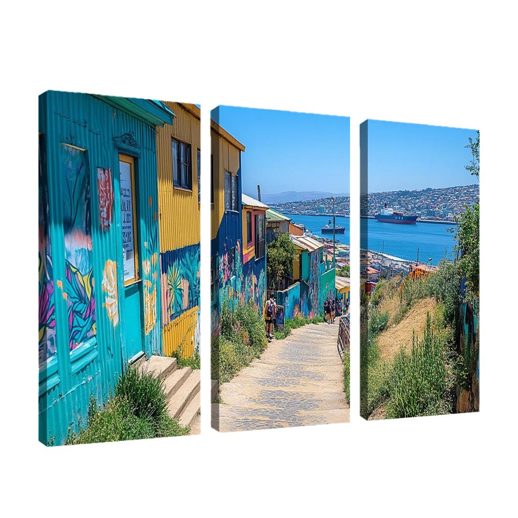 Valparaiso Street Art District premium artwork frames