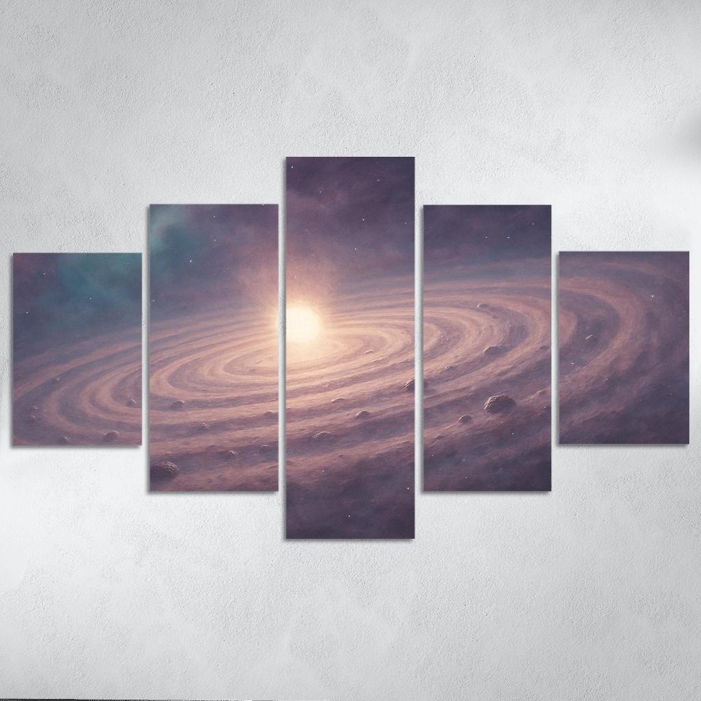 Sculpted Light Of A Protoplanetary Disk framed paintings