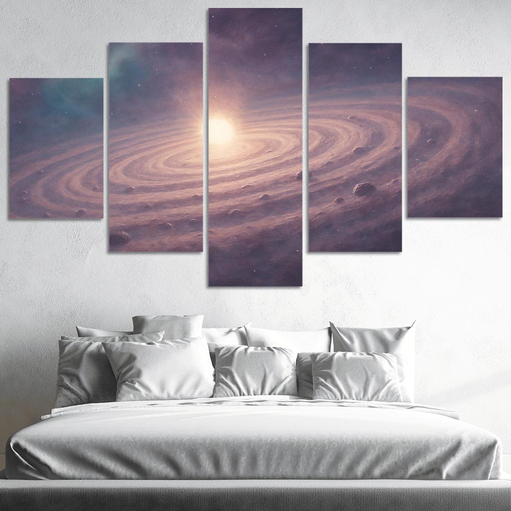 Sculpted Light Of A Protoplanetary Disk framed paintings
