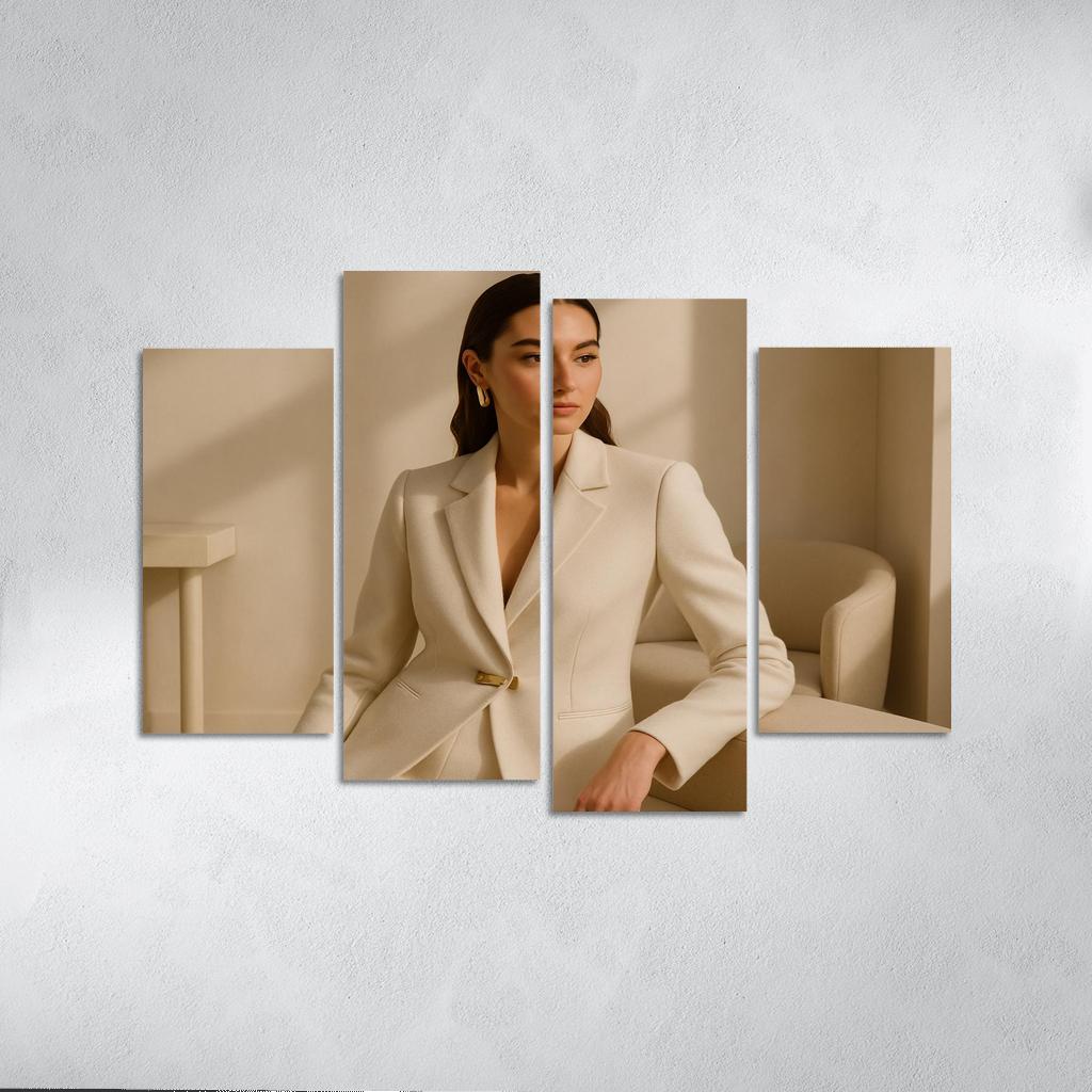 Gilded Minimalism oil paintings frame