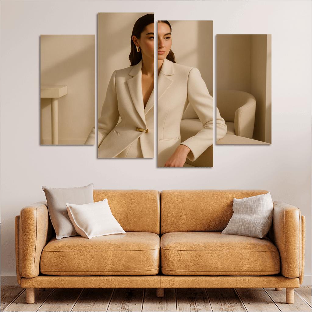 Gilded Minimalism oil paintings frame