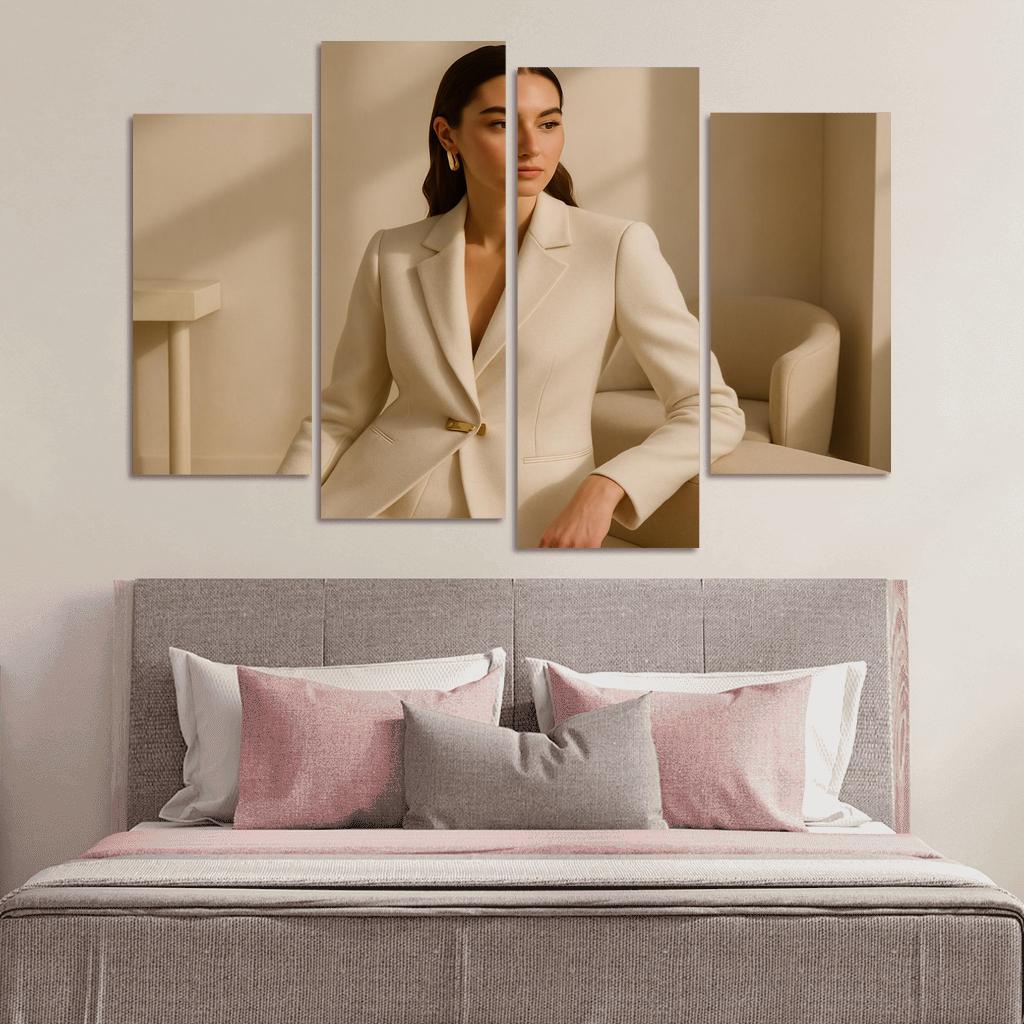 Gilded Minimalism oil paintings frame