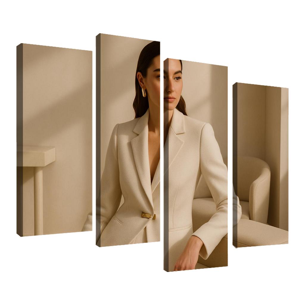 Gilded Minimalism oil paintings frame