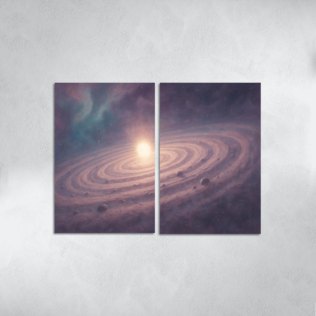 Sculpted Light Of A Protoplanetary Disk framed paintings