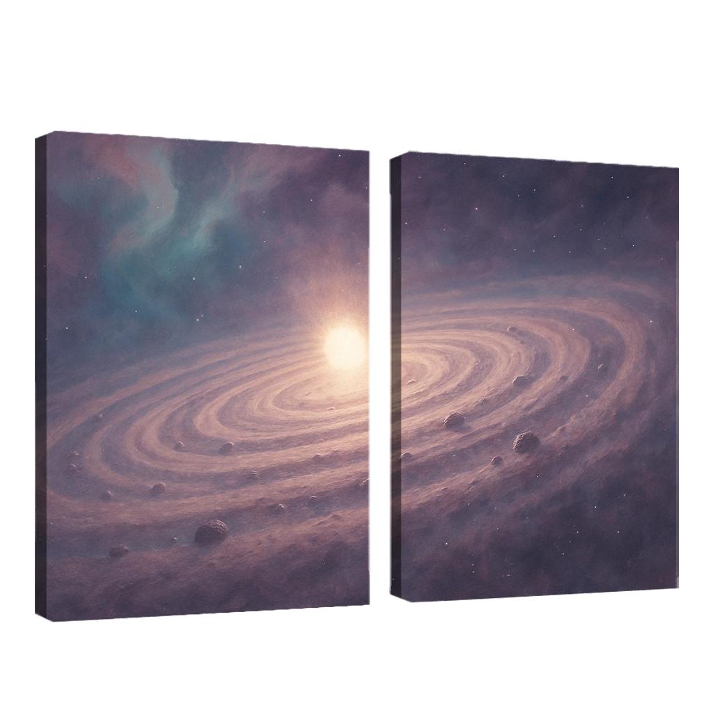 Sculpted Light Of A Protoplanetary Disk framed paintings