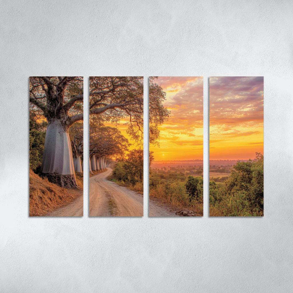 Avenue Of The Baobabs abstract paintings frame