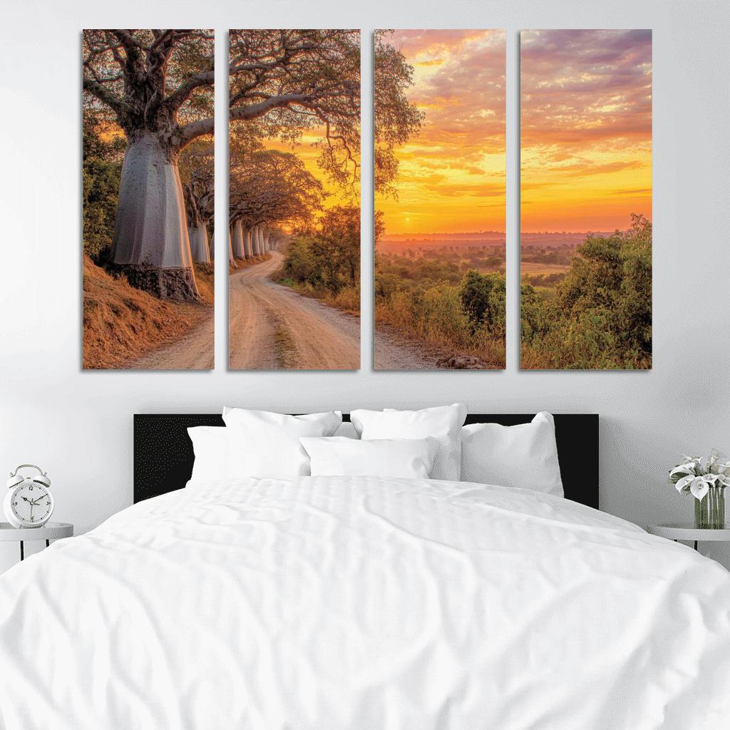 Avenue Of The Baobabs abstract paintings frame