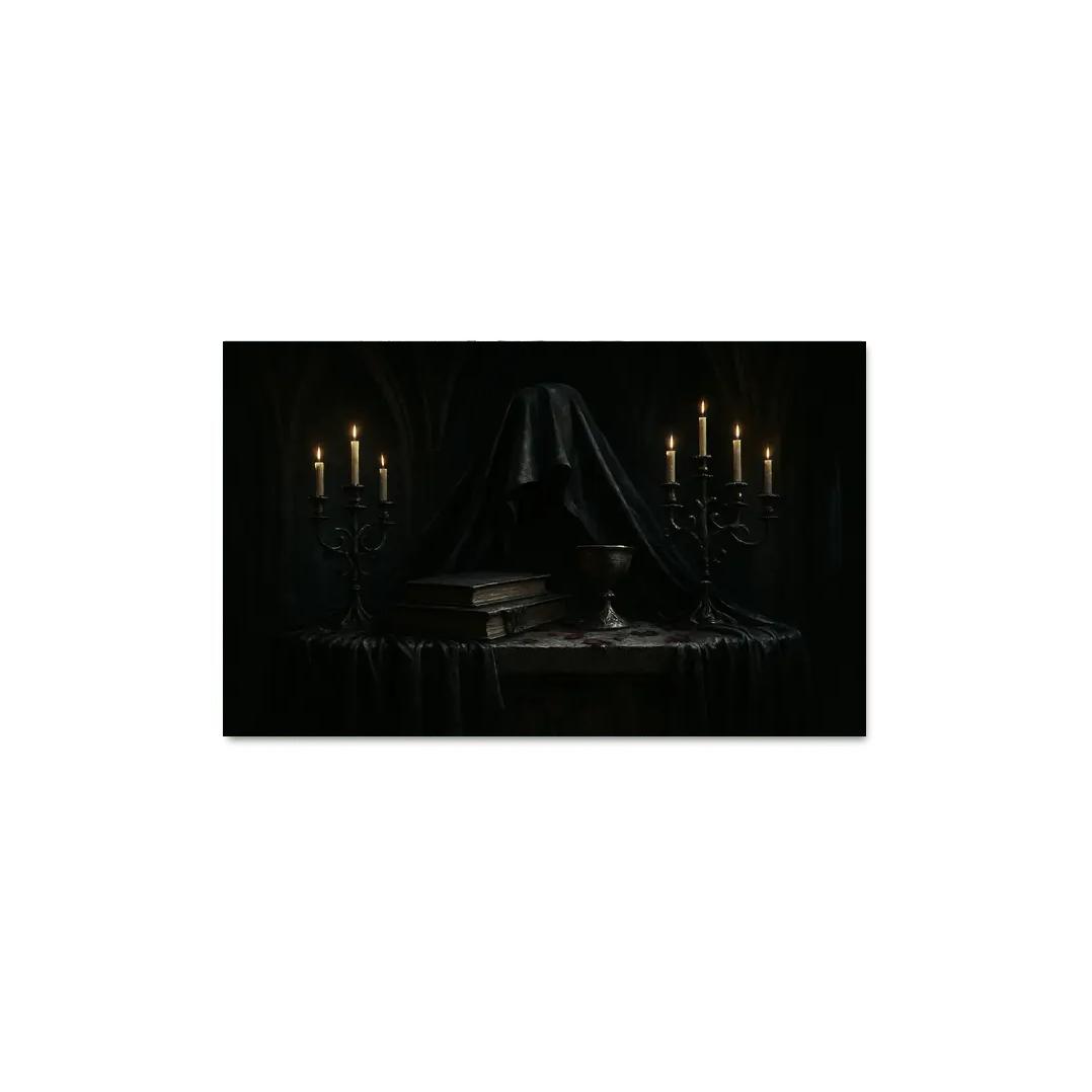 Veiled Altar Of Midnight abstract paintings frame