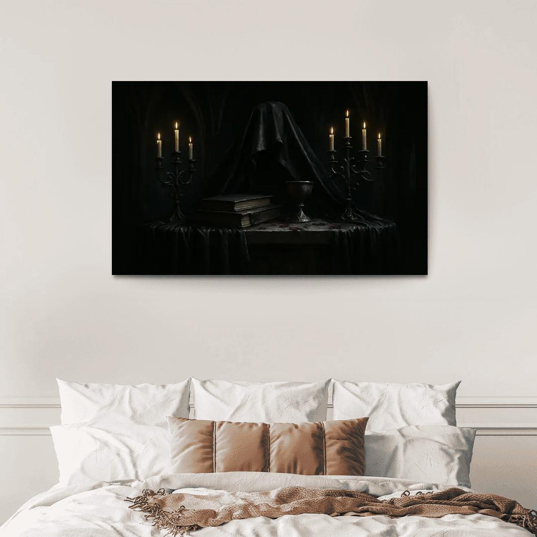 Veiled Altar Of Midnight abstract paintings frame