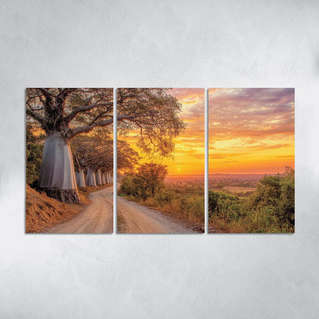 Avenue Of The Baobabs abstract paintings frame