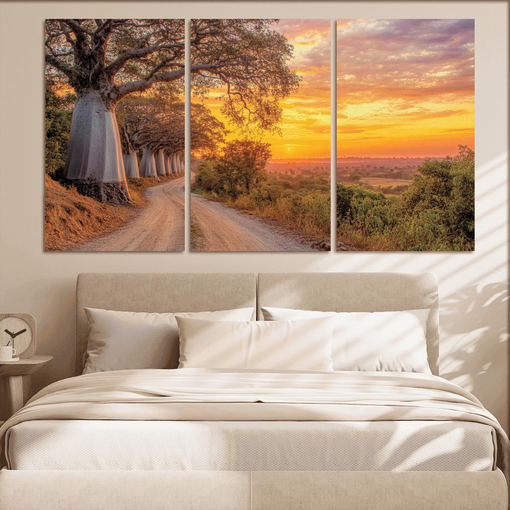 Avenue Of The Baobabs abstract paintings frame