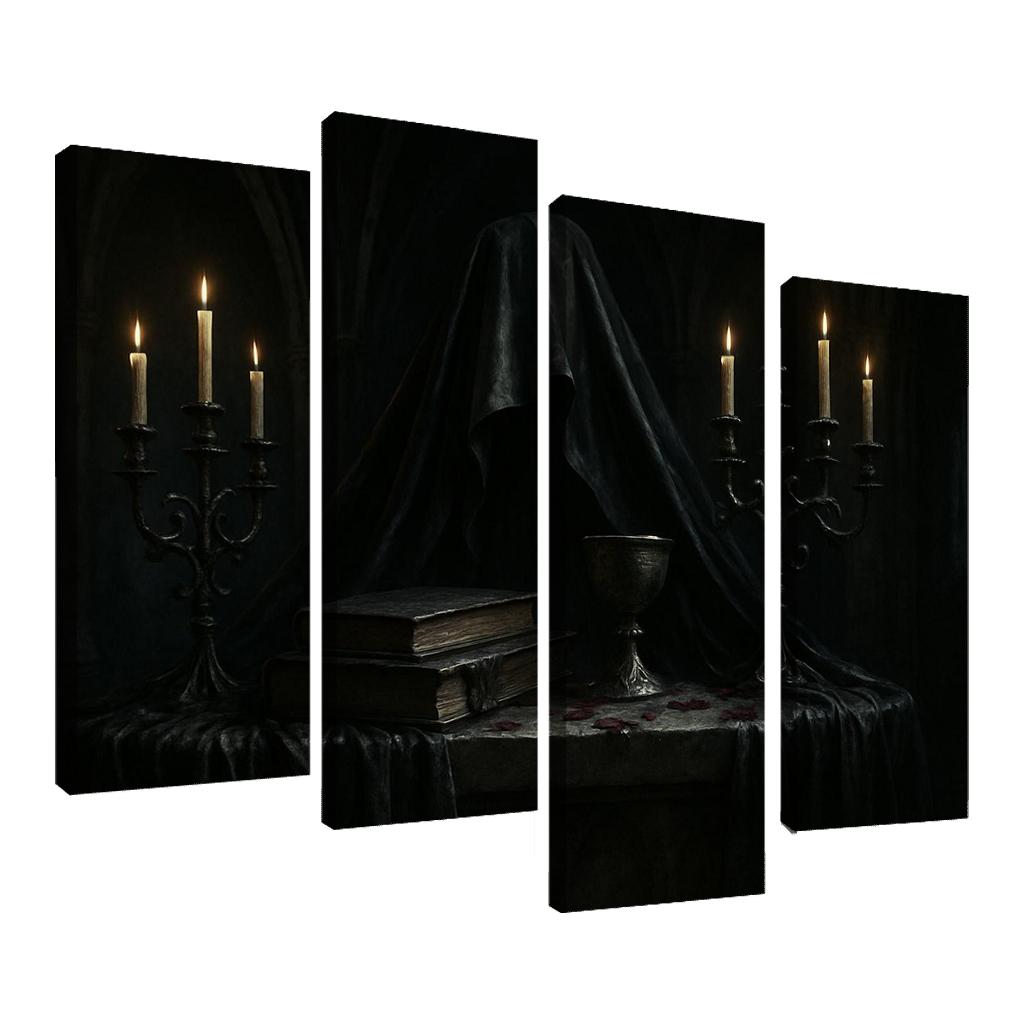 Veiled Altar Of Midnight abstract paintings frame