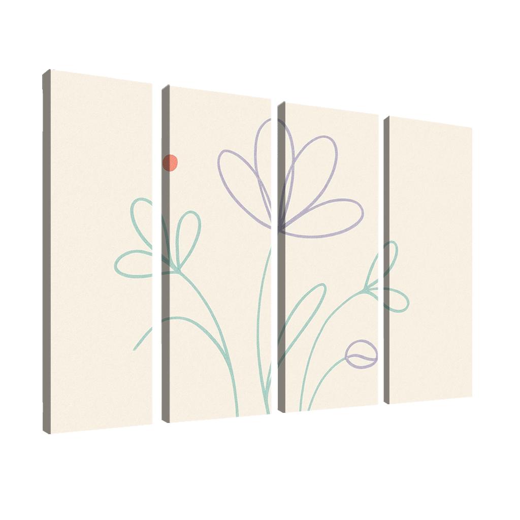 Botanical Echo custom paintings frame