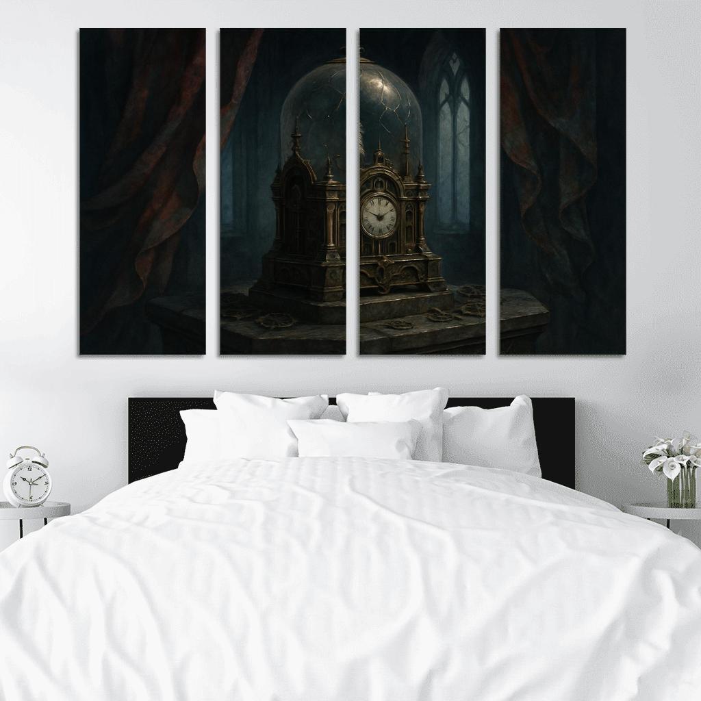 Clockwork Reliquary Of Ash abstract paintings frame