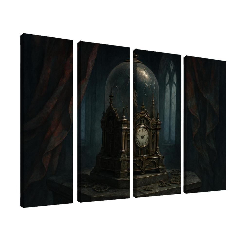 Clockwork Reliquary Of Ash abstract paintings frame