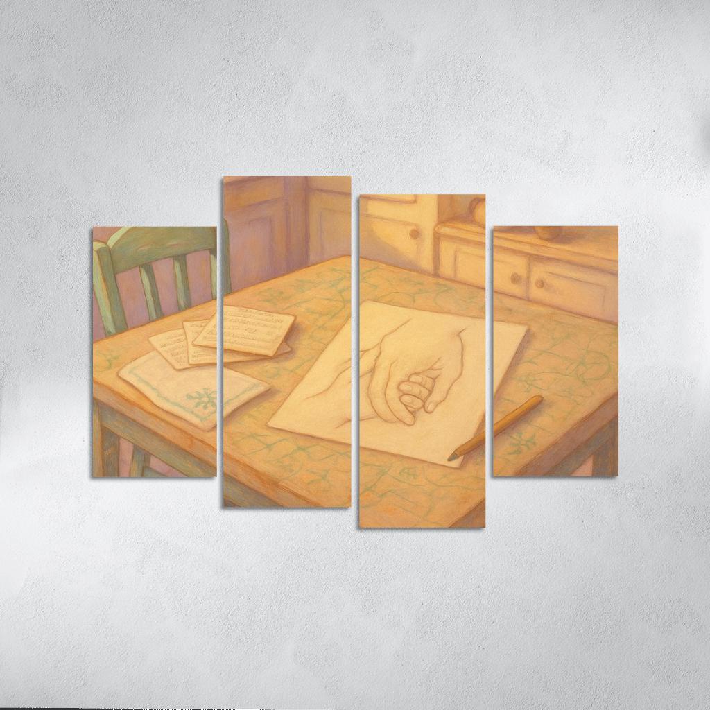 The Kitchen Table Atlas Of Lessons canvas paintings frame