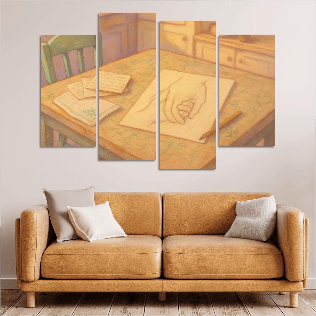The Kitchen Table Atlas Of Lessons canvas paintings frame