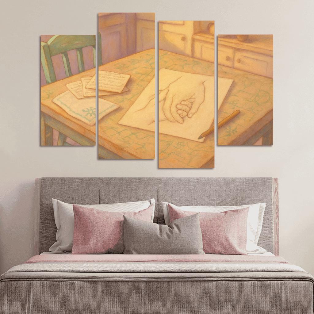 The Kitchen Table Atlas Of Lessons canvas paintings frame