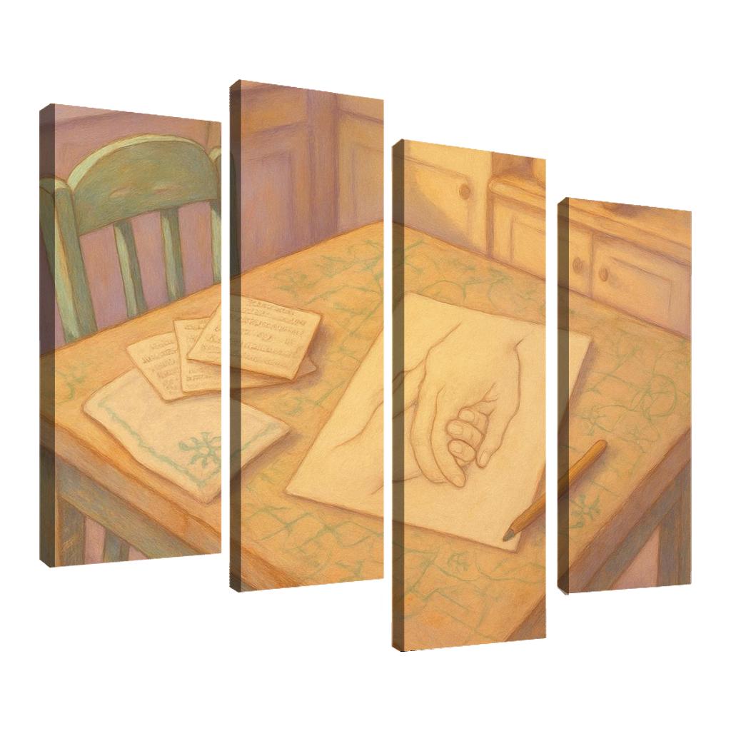 The Kitchen Table Atlas Of Lessons canvas paintings frame