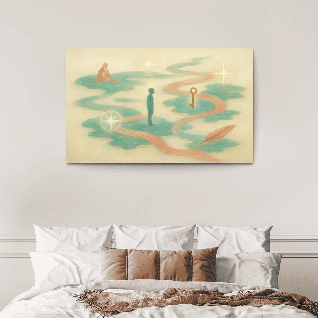 Cartography Of Feeling custom paintings frame