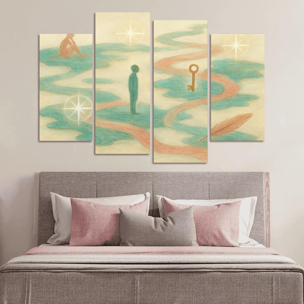 Cartography Of Feeling custom paintings frame