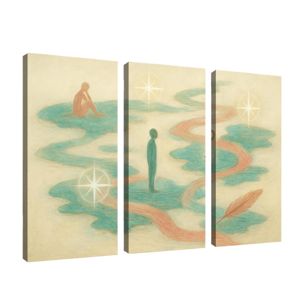Cartography Of Feeling custom paintings frame
