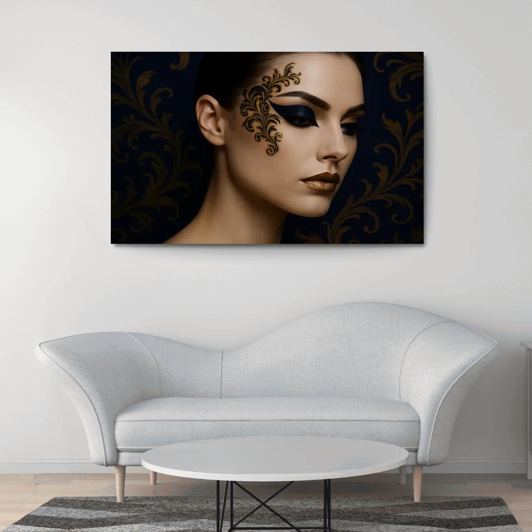 Neo Baroque Eyeliner multi-panel paintings