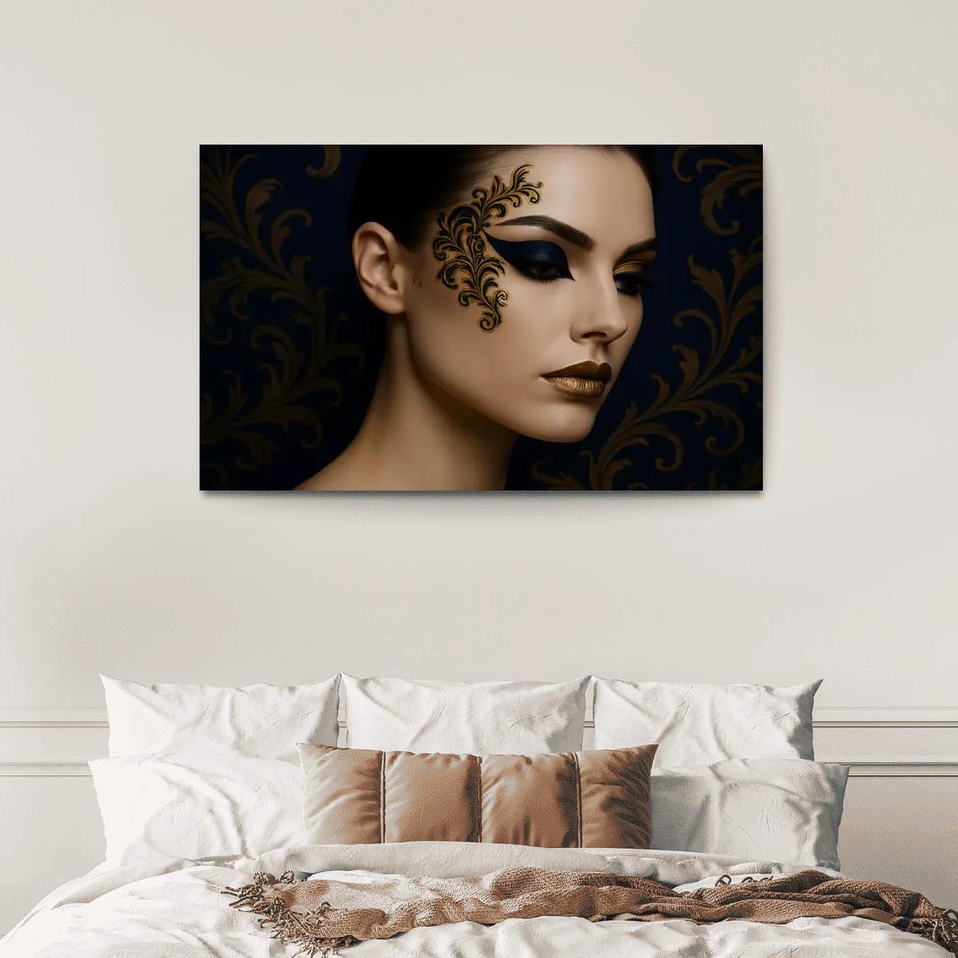 Neo Baroque Eyeliner multi-panel paintings