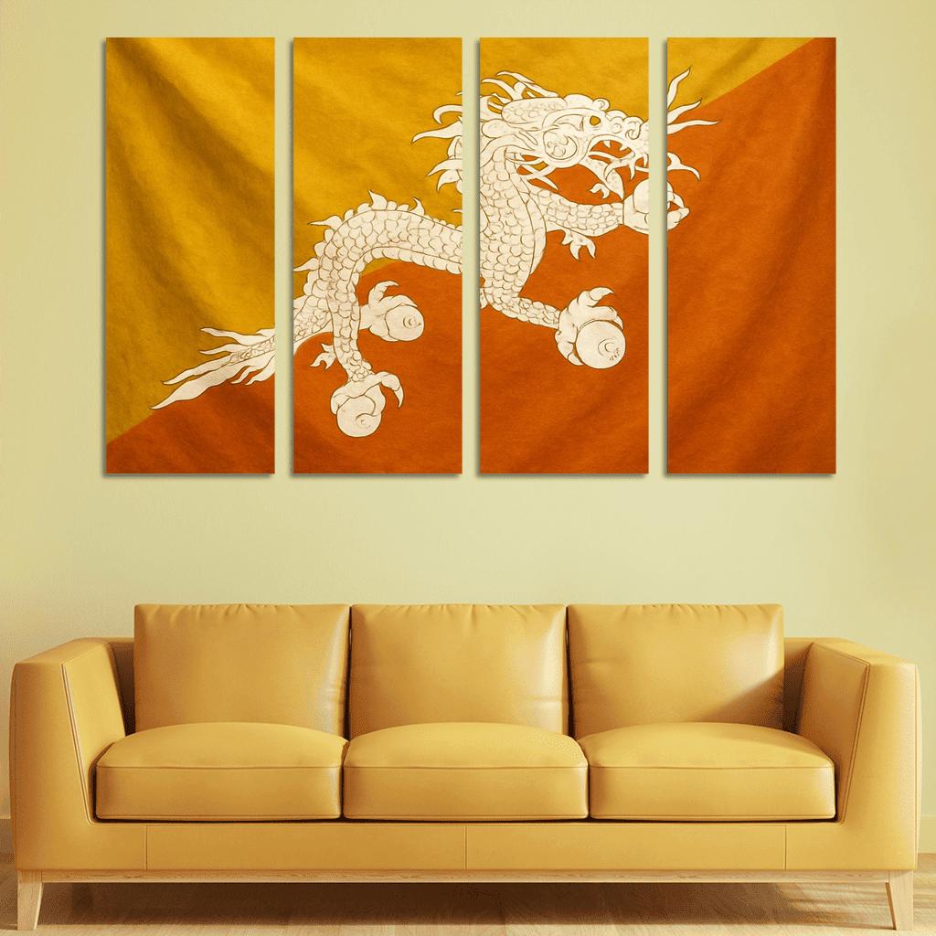 Dragon Emblem Study Of A Mountain Banner home decor